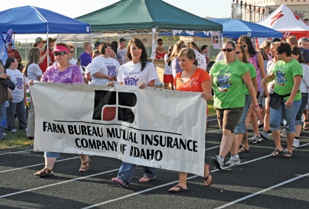 A Track Record For Charity 2010 Farm Bureau Insurance Relay For Life of Pocatello Team