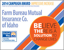 The United Way Impressive Increase Award The United Way Impressive Increase Award