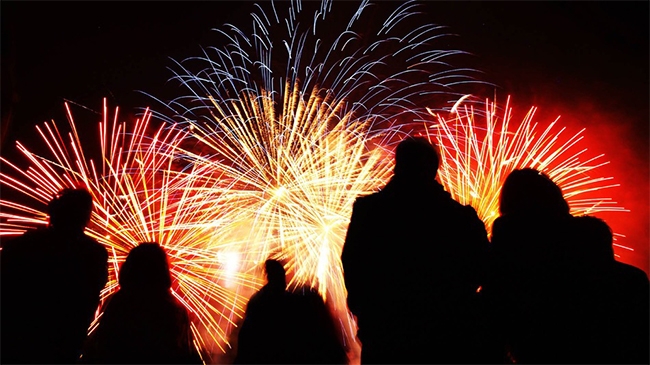 Christmas in the NightTime Skies: Fireworks photo