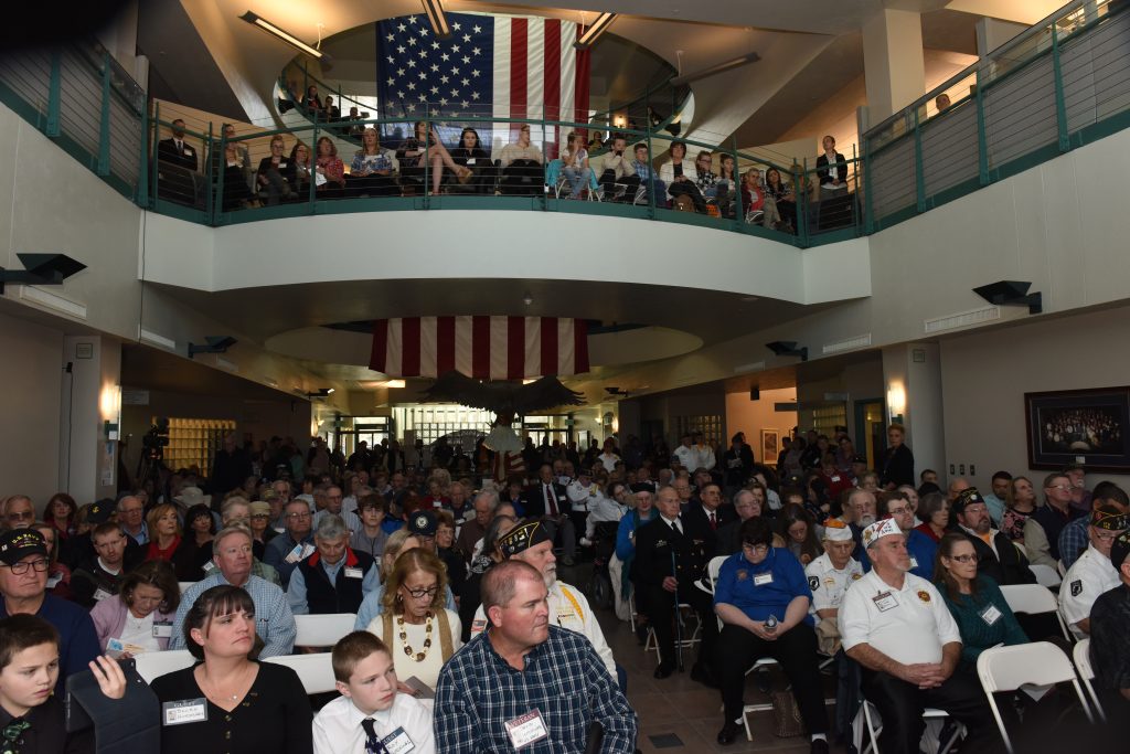 Audience of Vets and Family