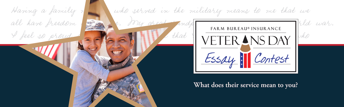 Farm Bureau Insurance Veterans Day Essay Contest